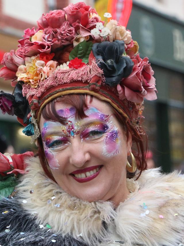 Portrait of a carnival girl