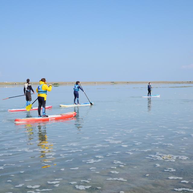 Stand Up Paddle-Session im Havre de la Vanlée