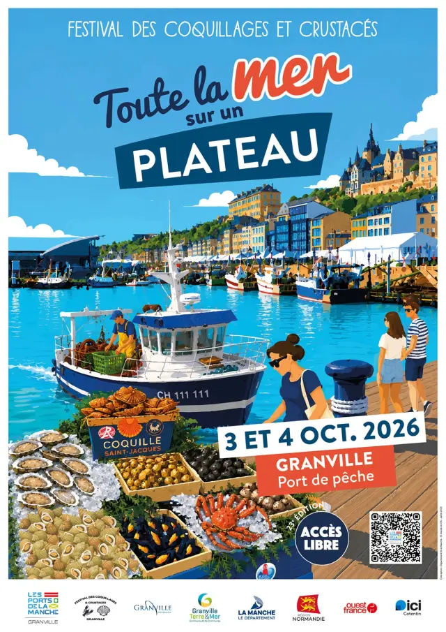 2026 Affiche Festival Toute La Mer Sur Un Plateau